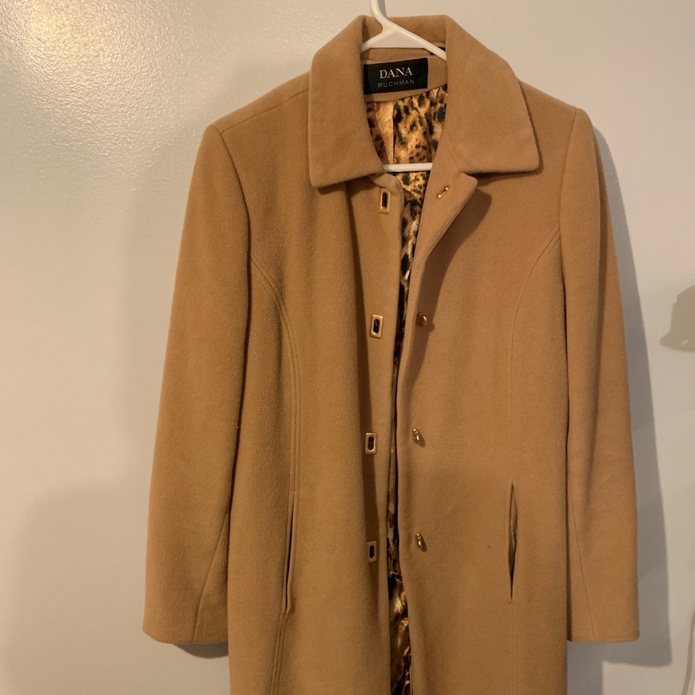 Tan wool coat